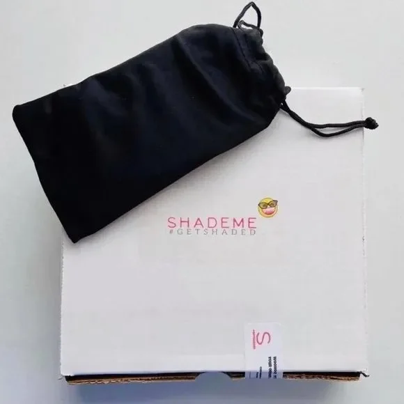 E52-3: purple/yellow Rimless Sunglasses - Picture 4 of 4